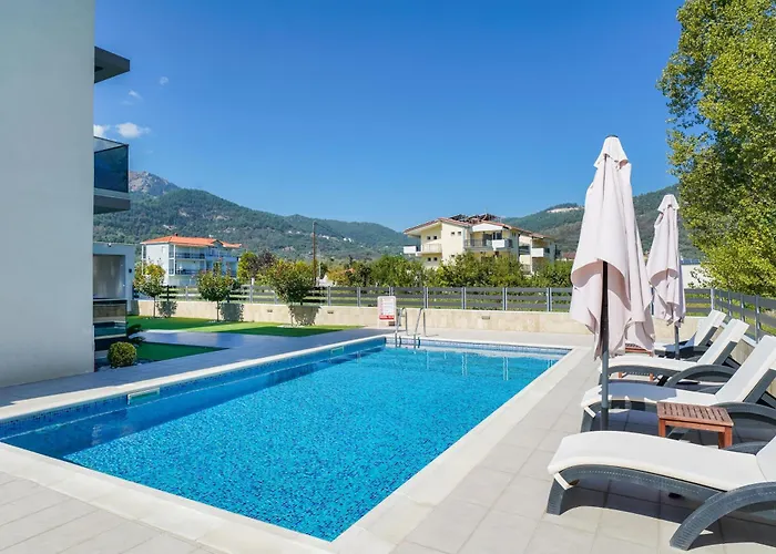 Kataleya Poolside Lägenhetshotell Skala Potamia (Thasos)